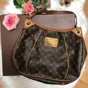 LOUIS VUITTON MONOGRAM AZUR Galleria GM